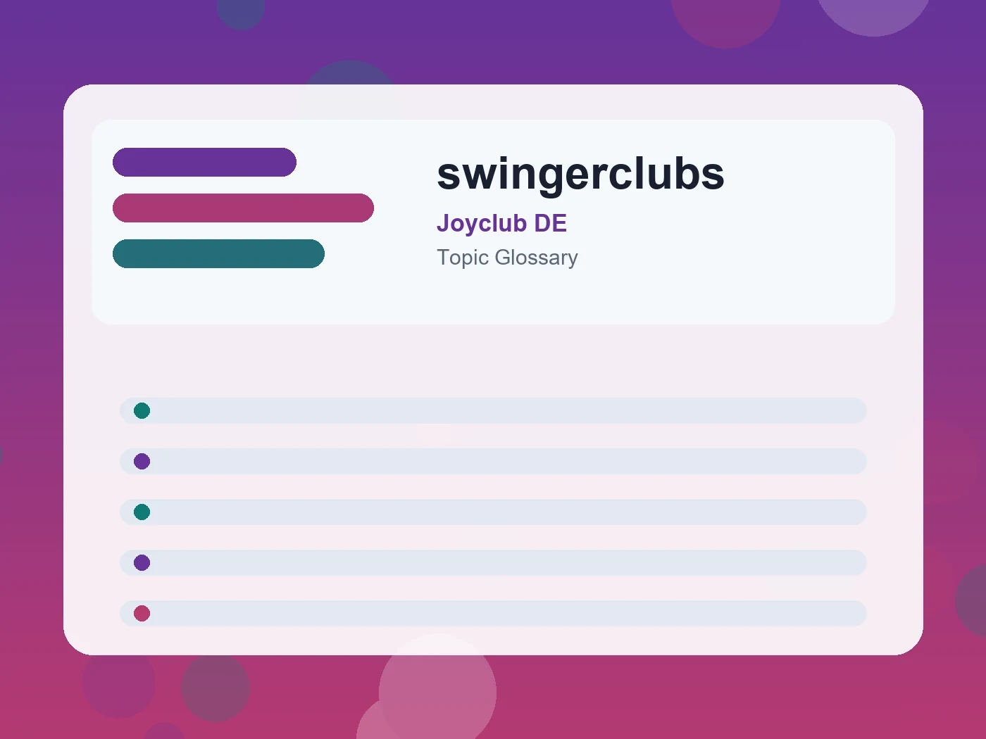 Joyclub DE swingerclubs guide visual