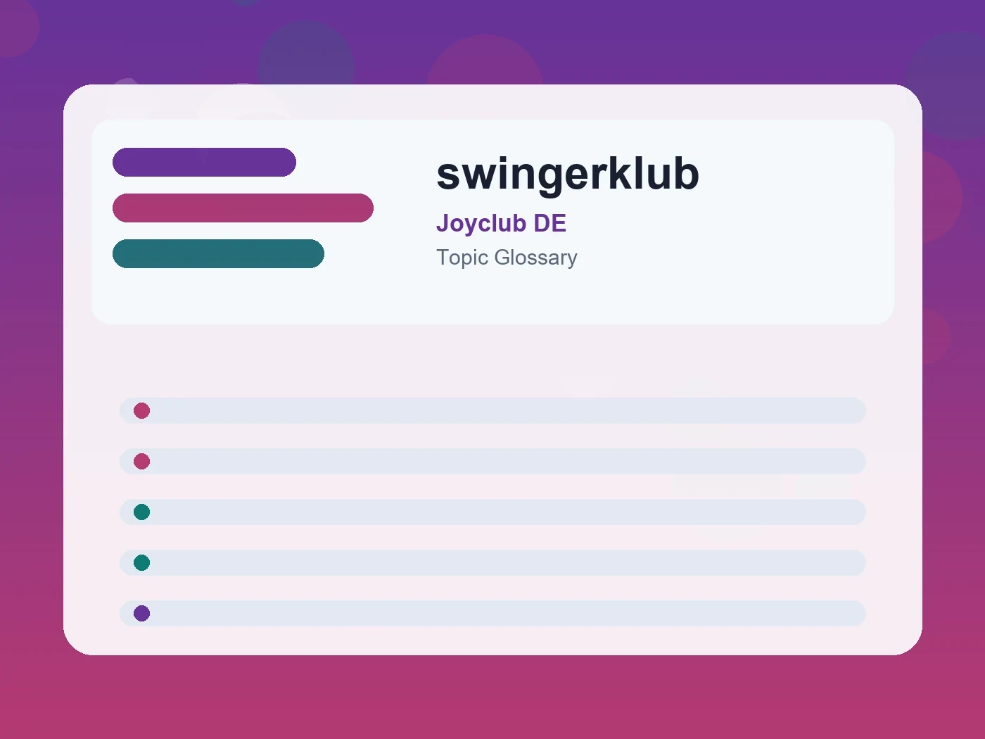 Joyclub DE swingerklub guide visual
