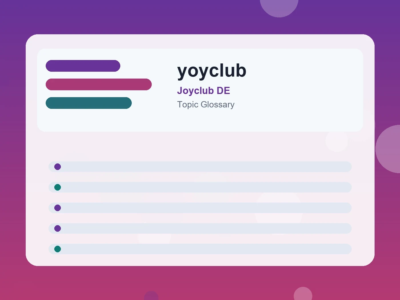 Joyclub DE yoyclub guide visual